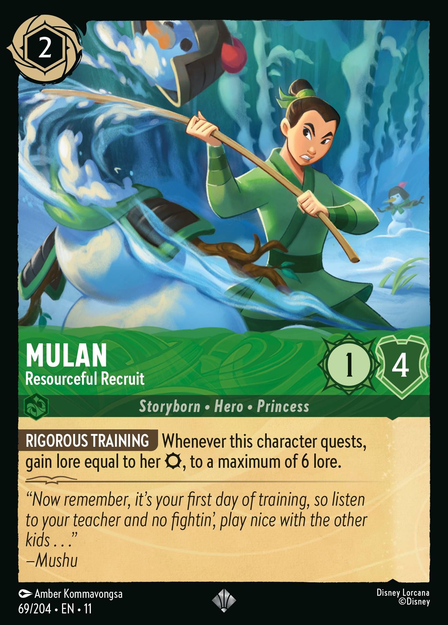 Mulan, Resourceful Recruit • Lorcast - Lorcana Search