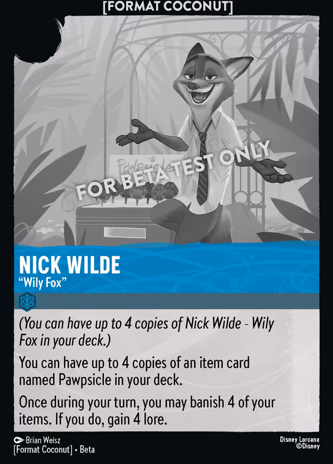 Nick Wilde (Wily Fox)