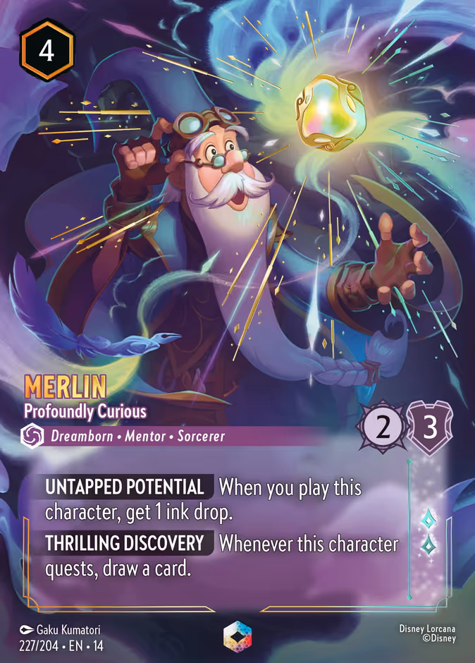 Merlin (Hyperia City) — Disney Lorcana card