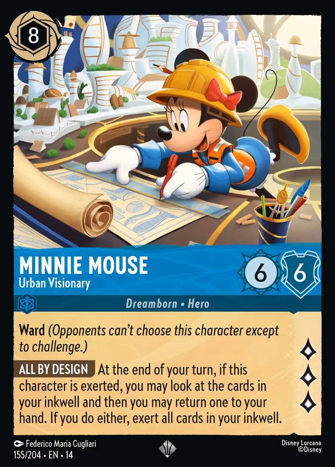 Carta Minnie Mouse · Urban Visionary