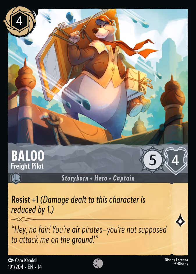 Carta Baloo · Freight Pilot