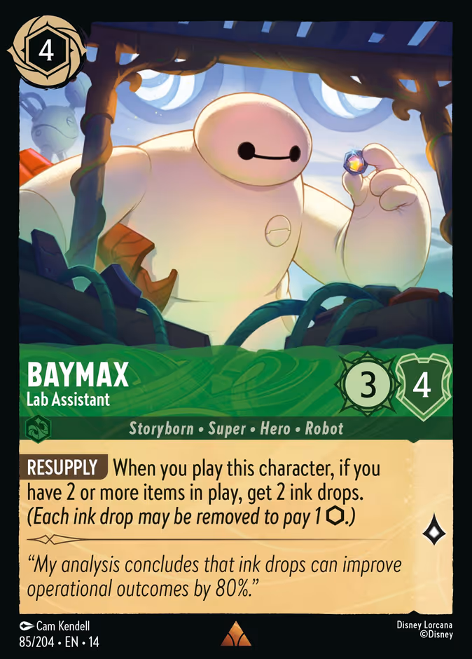 Carta Baymax · Lab Assistant