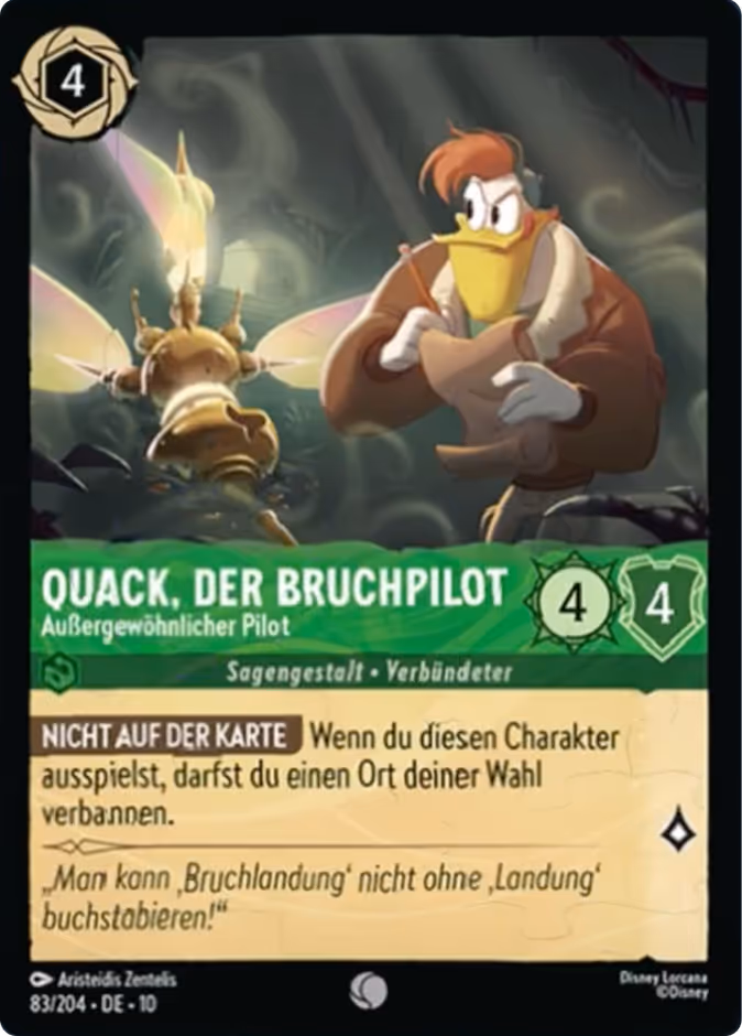 Quack, The Crash Pilot