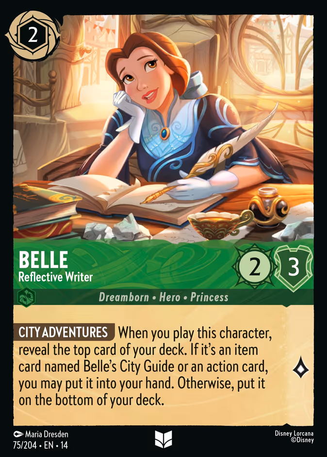 Belle - Reflective Writer