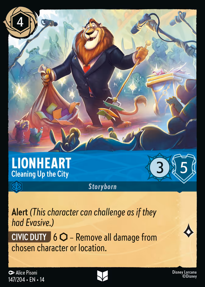 Carta Lionheart · Cleaning Up the City