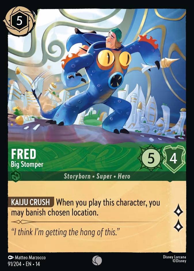 Carta Fred · Big Stomper