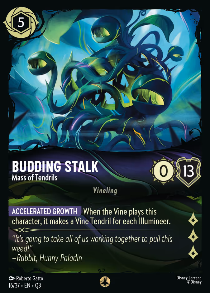 Budding Stalk - Mass of Tendrils