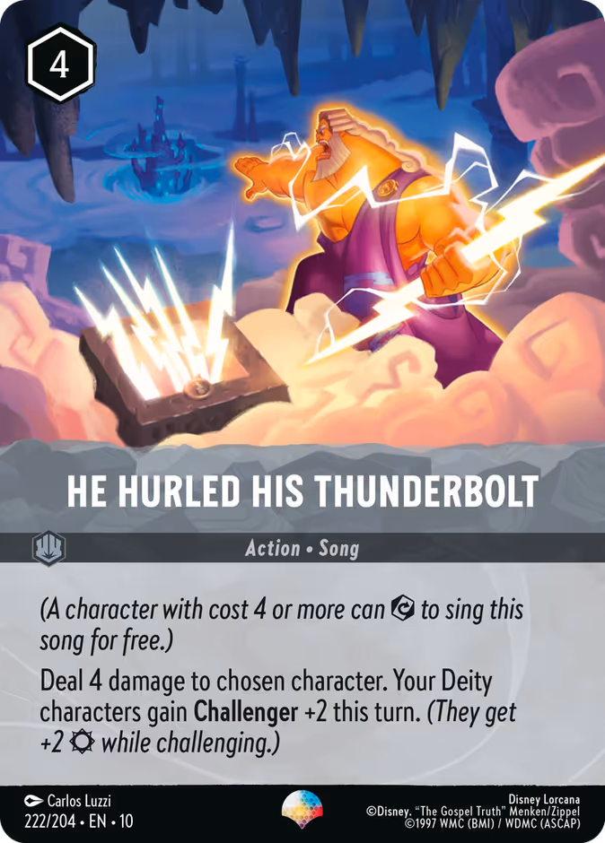 He Hurled His Thunderbolt