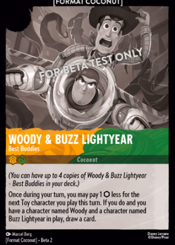 Woody & Buzz Lightyear - "Best Buddies", Format Coconut #19