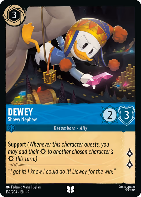 #0139  Dewey - Showy Nephew [Foil] (Foil)