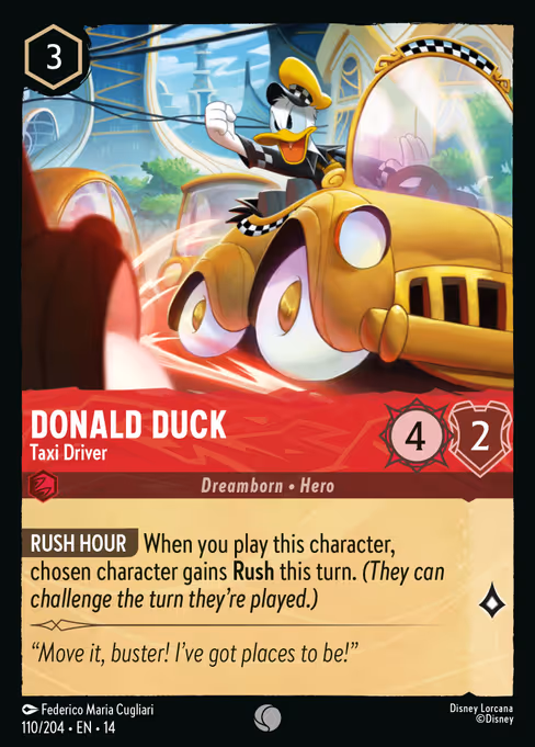 Donald Duck — Taxi Driver