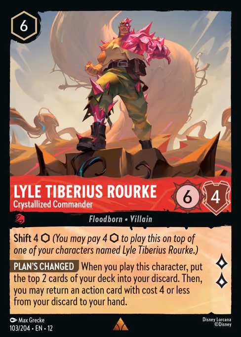 Lyle Tiberius Rourke Crystallized Commander