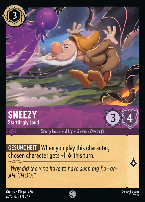 Sneezy Startlingly Loud