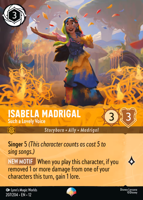 Isabela Madrigal Such a Lovely Voice