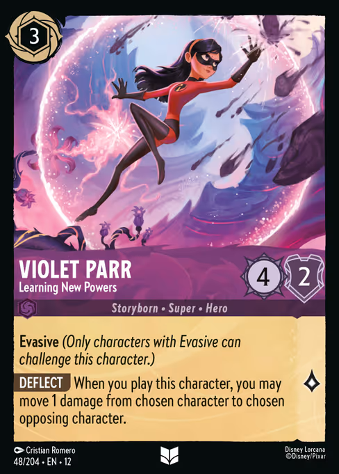 Violet Parr Learning New Powers