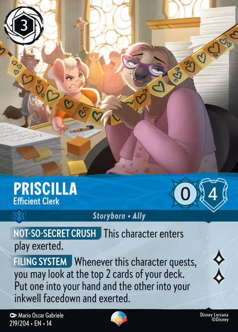 Priscilla — Efficient Clerk