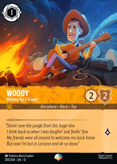 Woody Waiting for a Friend