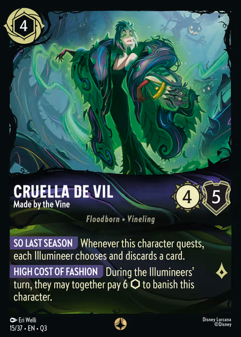 Cruella De Vil — Made by the Vine
