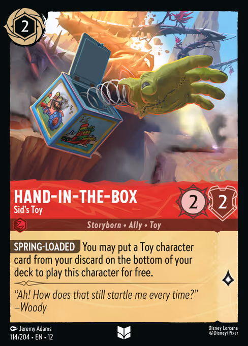 Hand-in-the-Box Sid's Toy