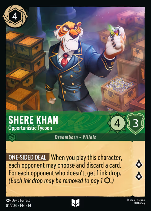Shere Khan — Opportunistic Tycoon