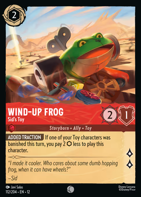 Wind-Up Frog Sid's Toy