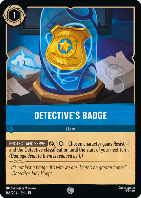 #0166 � Detective's Badge [Foil] (Foil)