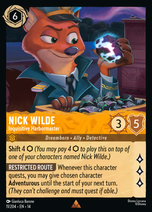 Nick Wilde — Inquisitive Harbormaster