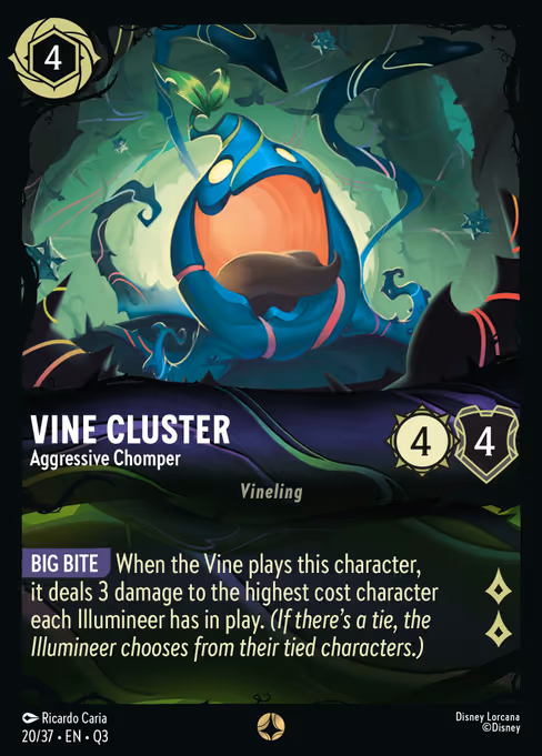 Vine Cluster — Aggressive Chomper