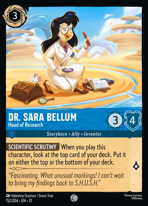 Dr. Sara Bellum Head of Research