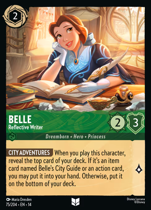 Belle — Reflective Writer