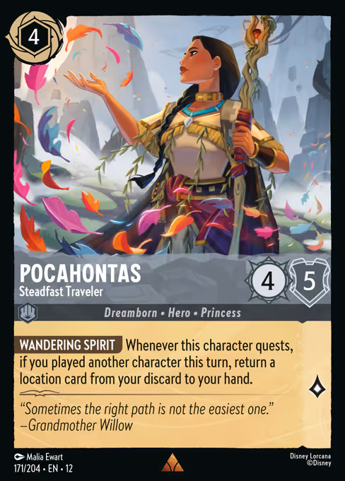 Pocahontas Steadfast Traveler