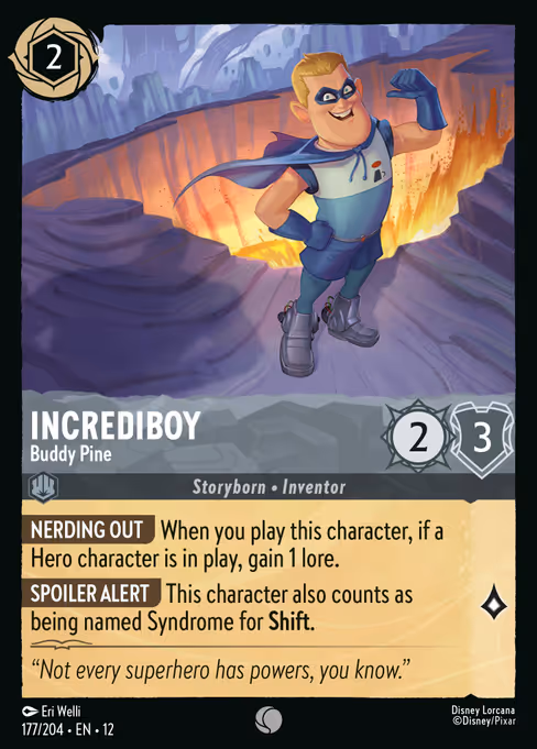 Incrediboy Buddy Pine