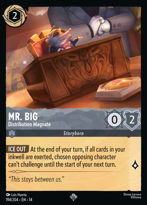 Mr. Big — Distribution Magnate