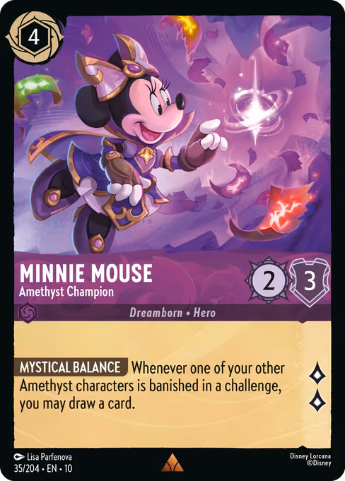 #0035 � Minnie Mouse - Amethyst Champion