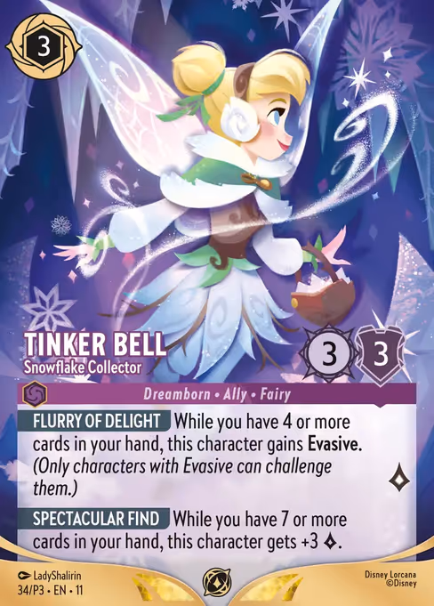 Tinker Bell - Snowflake Collector