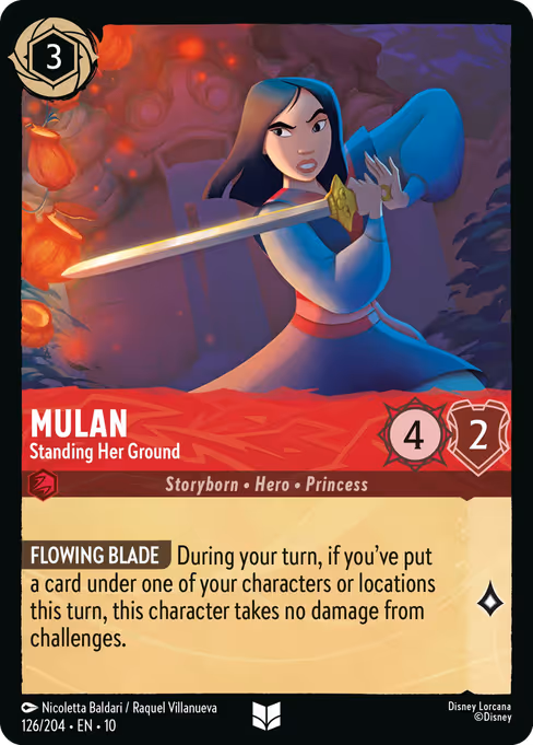 #0126 � Mulan - Standing Her Ground [Foil] (Foil)