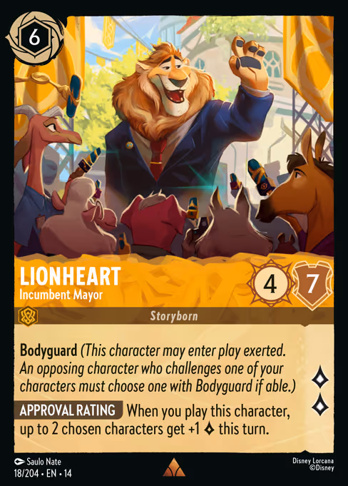Lionheart — Incumbent Mayor
