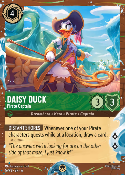 Daisy Duck - Pirate Captain