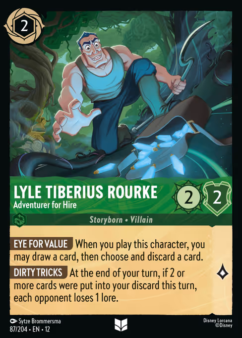 Lyle Tiberius Rourke Adventurer for Hire