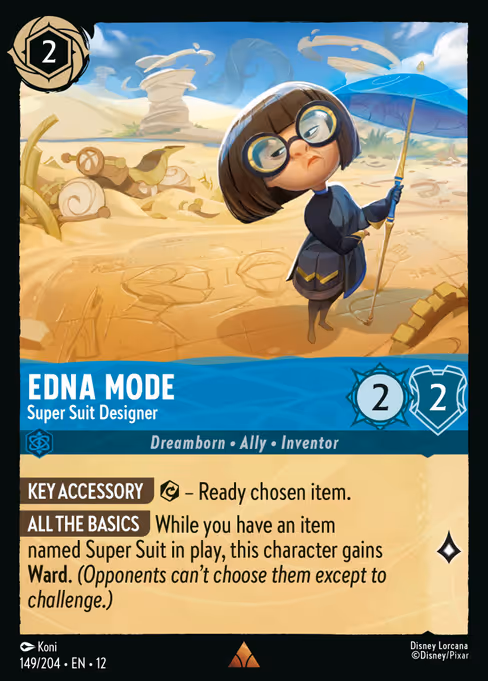 Edna Mode Super Suit Designer