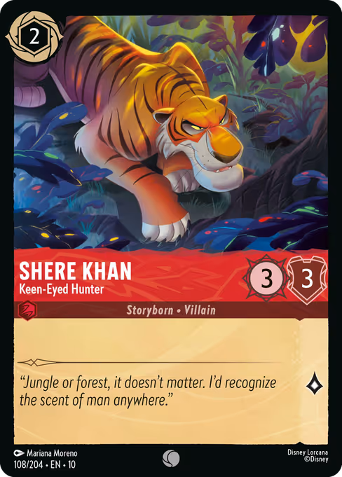 #0108 � Shere Khan - Keen-Eyed Hunter [Foil] (Foil)