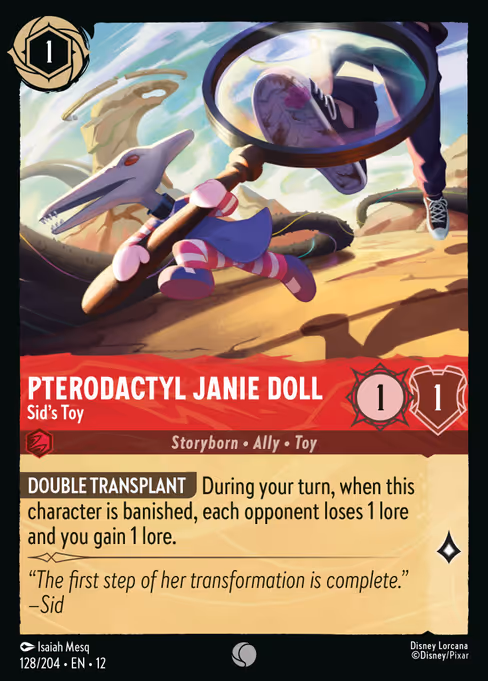 Pterodactyl Janie Doll Sid's Toy