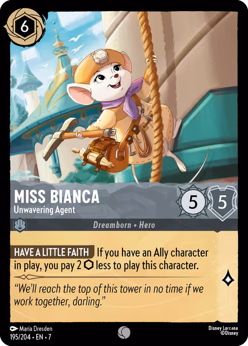 Miss Bianca - Unwavering Agent