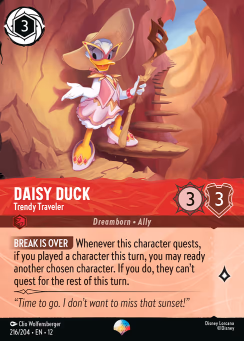 Daisy Duck Trendy Traveler