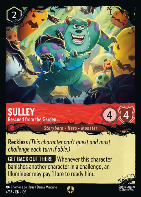 Sulley — Rescued from the Garden