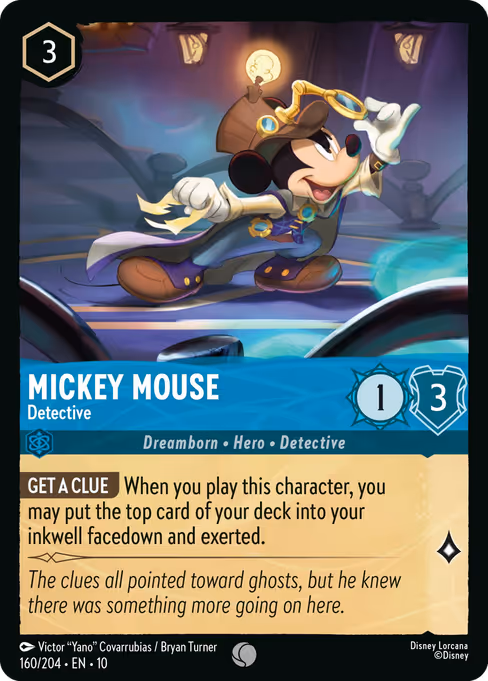 #0160 � Mickey Mouse - Detective [Foil] (Foil)