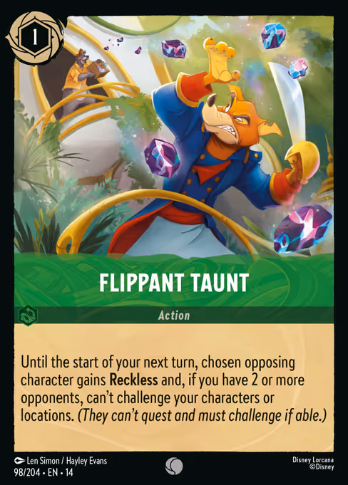 Flippant Taunt