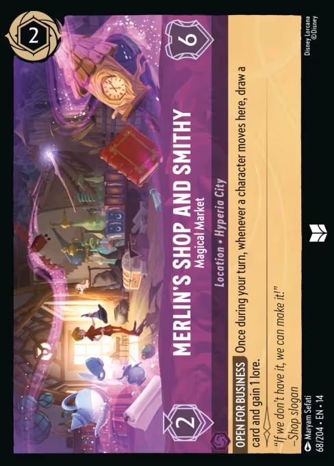 Merlin's Shop and Smithy — Magical Markey