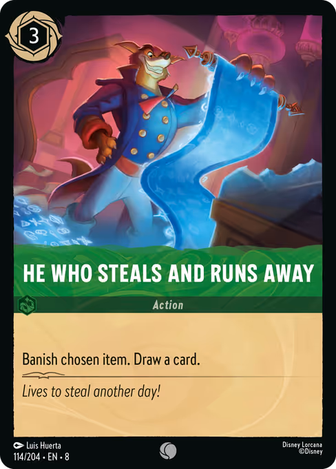 He Who Steals and Runs Away