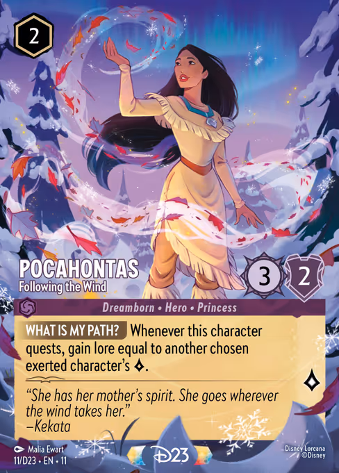 Pocahontas — Following the Wind